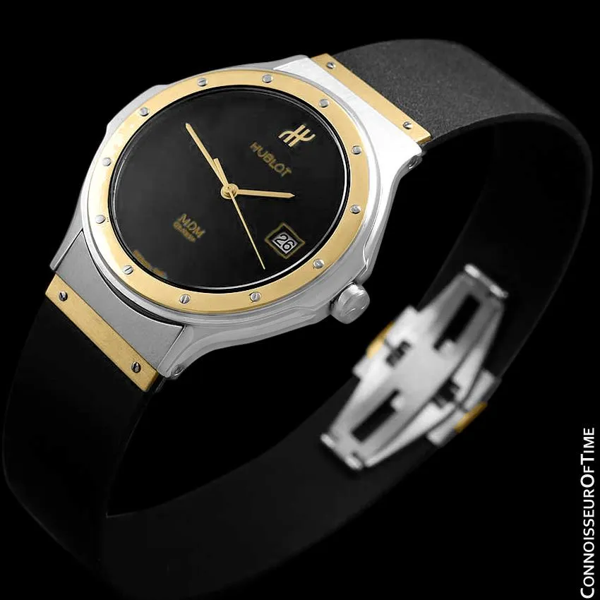 Hublot MDM Two-Tone Full Size Mens Watch - Stainless Steel & 18K Gold