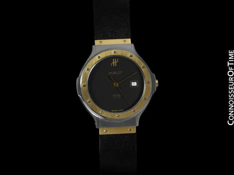 Hublot MDM Two-Tone Midsize Mens Watch - Stainless Steel & 18K Gold