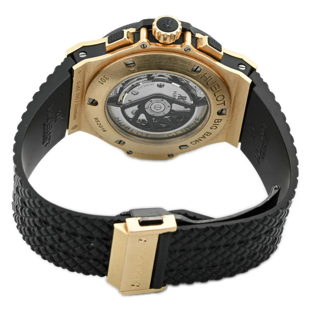 Hublot Men's Big Bang 18K Red Gold 44mm Black Checkerboard Dial Watch Reference #: 301.PB.131.RX