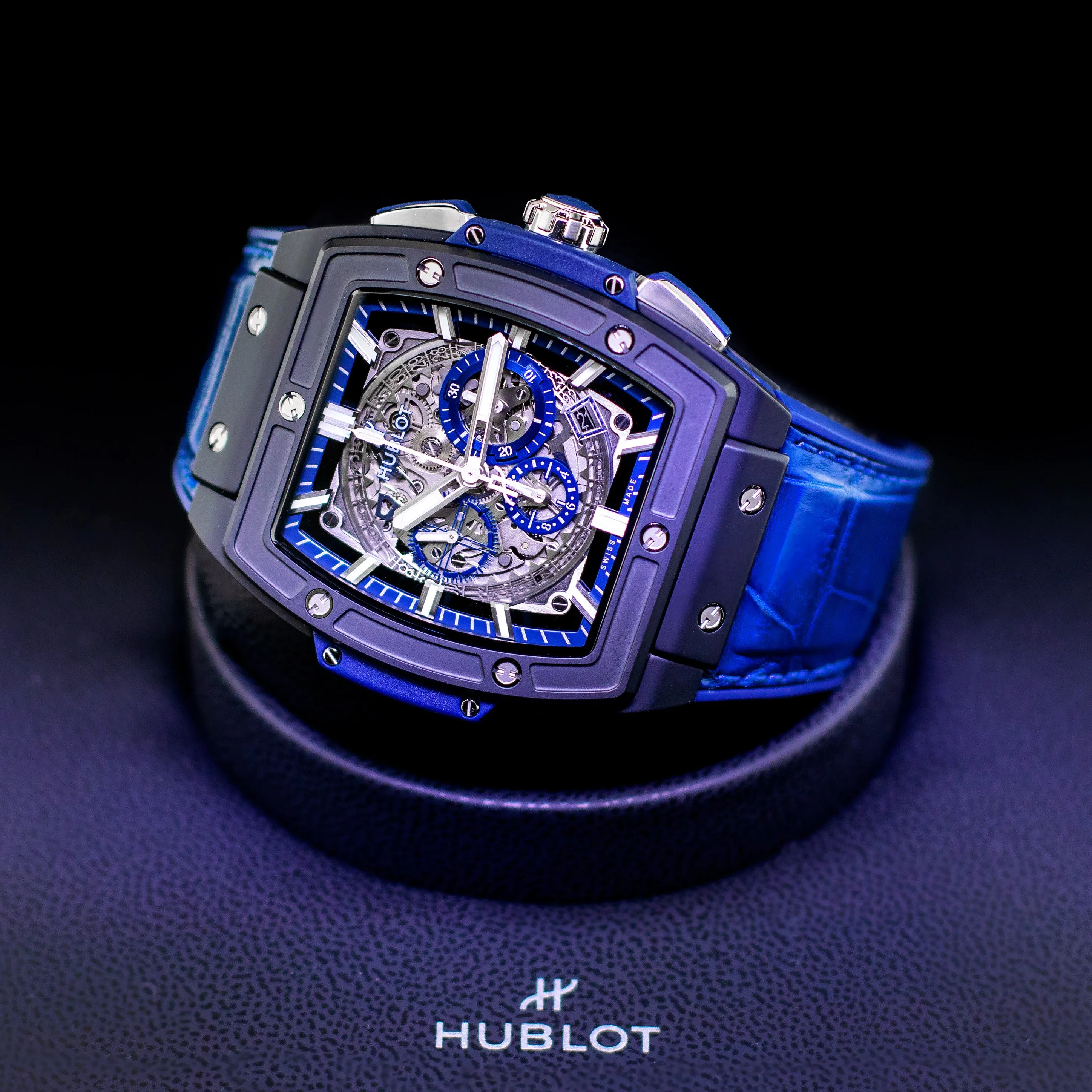 Hublot Spirit of Big Bang 45mm Ceramic Blue Sapphire Dial 601.CI.7170.LR