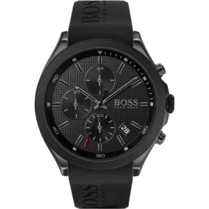 Hugo Boss 1513720 Velocity Black Dial Silicone Quartz Men's Watch