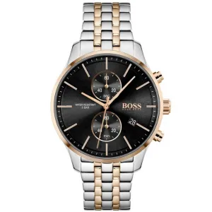 Hugo Boss 1513840 Associate Two-Tone Stainless Steel Quartz Men's Chrono Watch