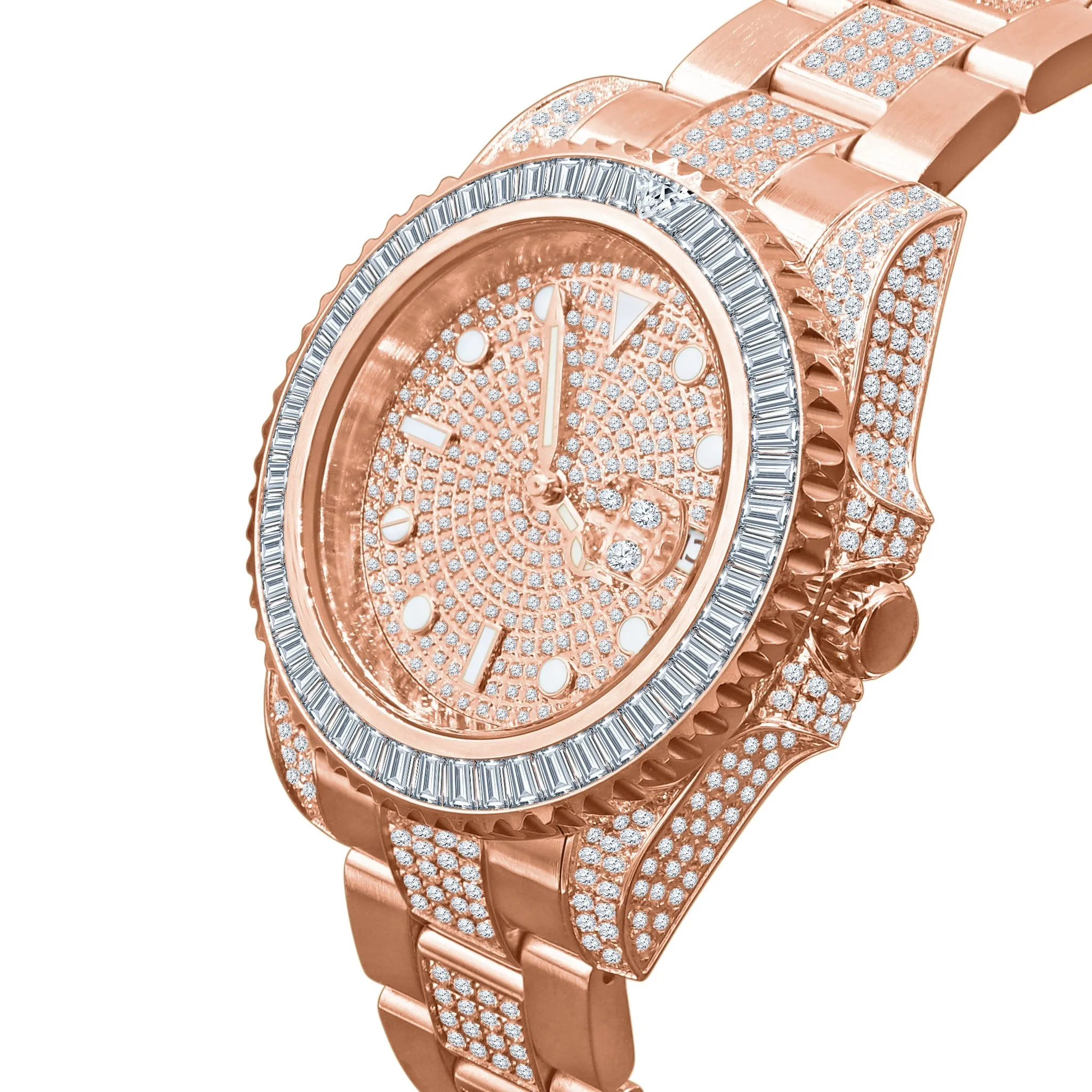 HURRICANE GOLD PLATED STAINLESS STEEL WATCH | 530385
