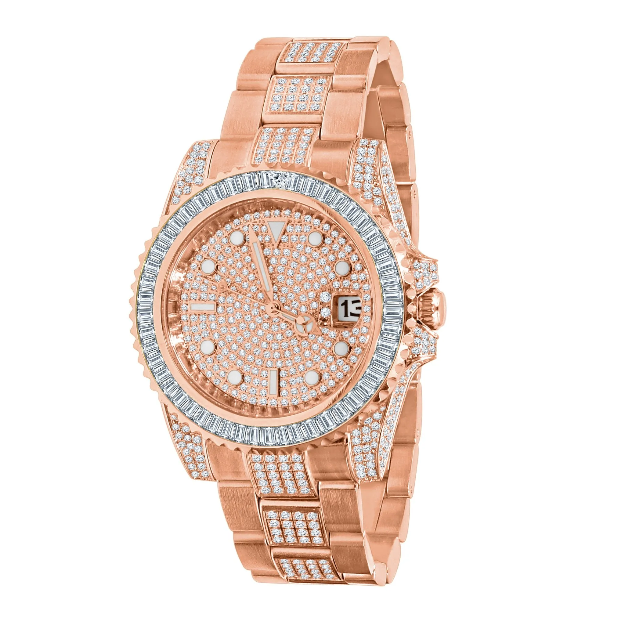 HURRICANE GOLD PLATED STAINLESS STEEL WATCH | 530385