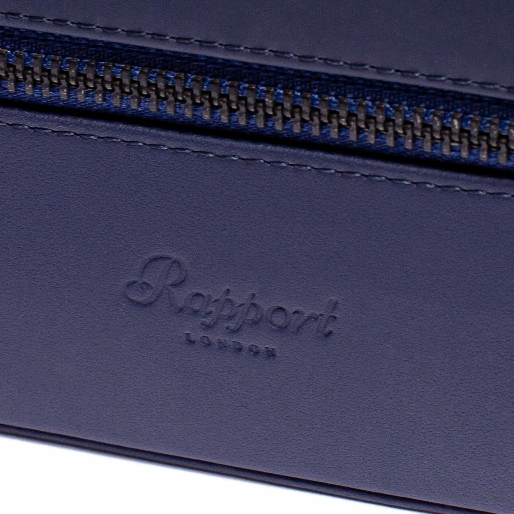Hyde Park Four Watch Zip Case - Navy