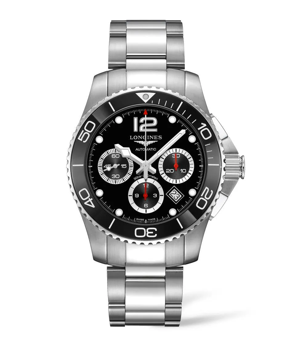 HydroConquest 43mm Black Dial