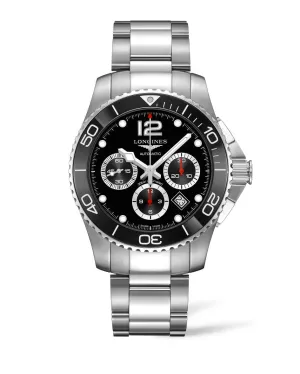 HydroConquest 43mm Black Dial