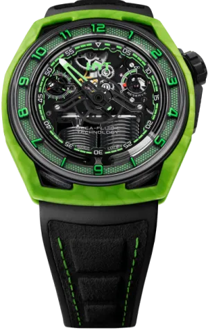 HYT Watches Hastroid Green Laser Limited Edition