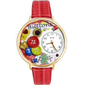 I Love Buttons Watch (Large)