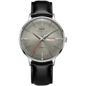 I&W Fashionable Automatic Mechanical Watch for Men.  Japan MIYOTA calibre Sapphire crystal glass with Calendar & Waterproof function
