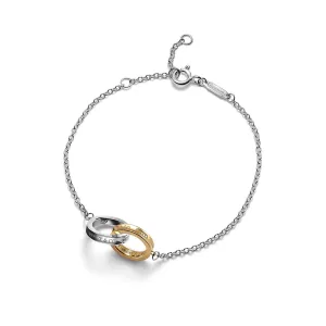 Interlocking Circles Chain Bracelet
