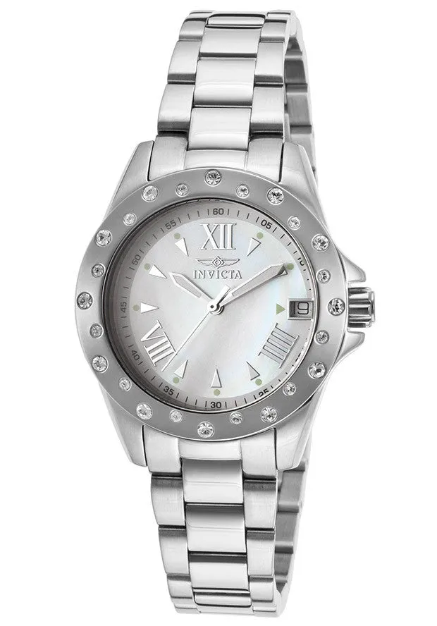 Invicta Women's 12854 Angel Analog Display Swiss Quartz Silver Watch