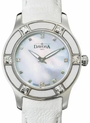 Irisea Quartz Swiss-Made Pearlescent White Ladies Watch 16756715
