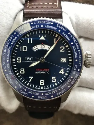 IWC Timezoner Le Petite Prince IW395503 Blue Dial Automatic Men's Watch