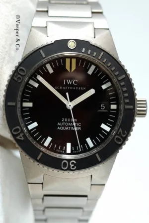 IWC Titanium Aquatimer GST