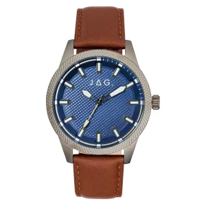JAG Belmont Blue and Tan Watch J2684