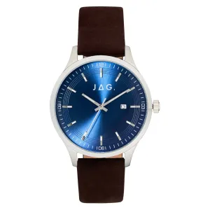 JAG Fitzroy Blue and Brown Watch J2690