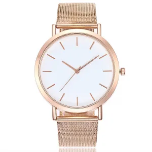 Jessica Mason Gold Sliver Luxury Mesh Stainless Steel Watches