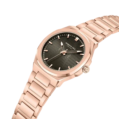Kenneth Cole New York 41mm Classic Rose Gold Men's Watch KCWGG0047004