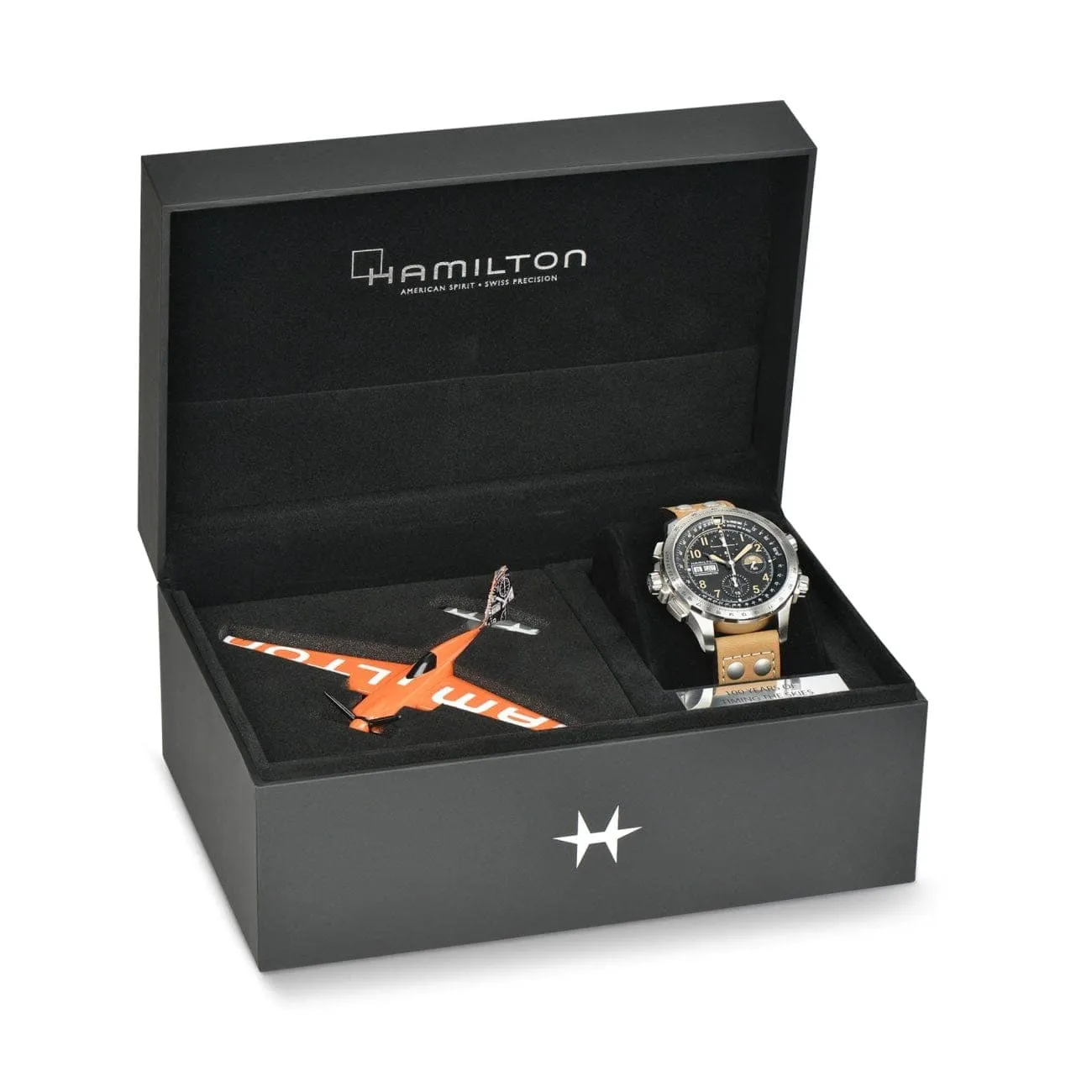 KHAKI AVIATION X-WIND DAY DATE AUTO CHRONO