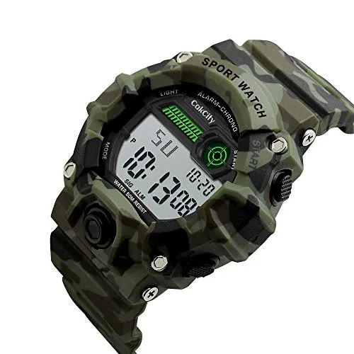 Kids Sport Waterproof Digital Military Watch