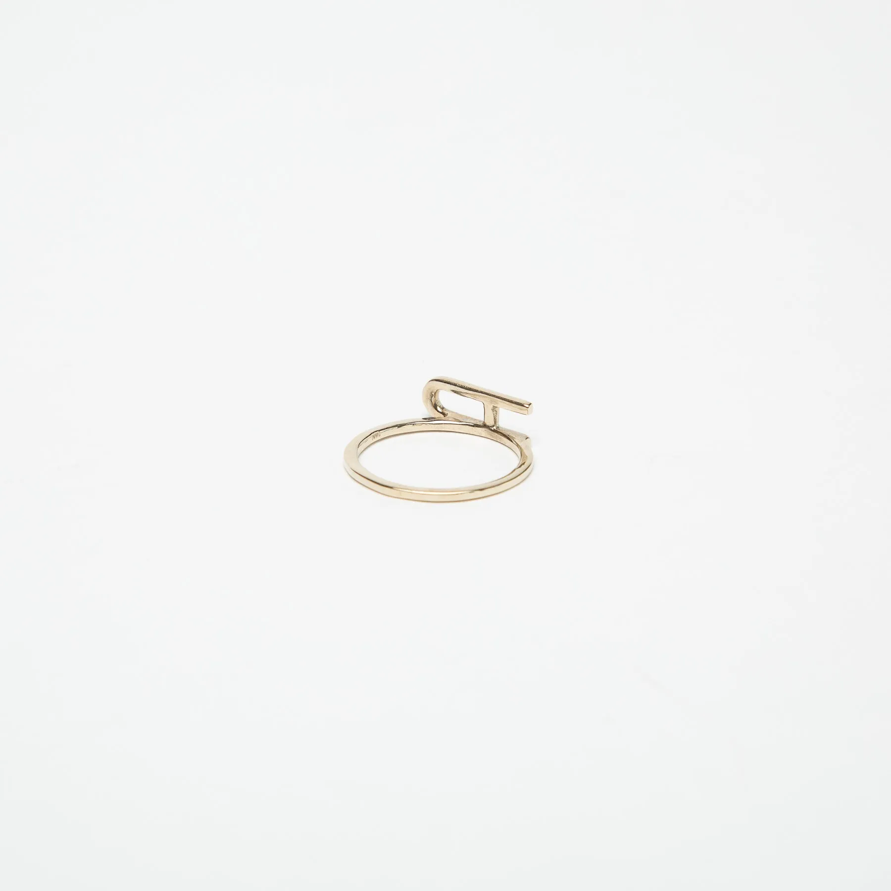 KWIT | 14K GOLD LETTER A RING