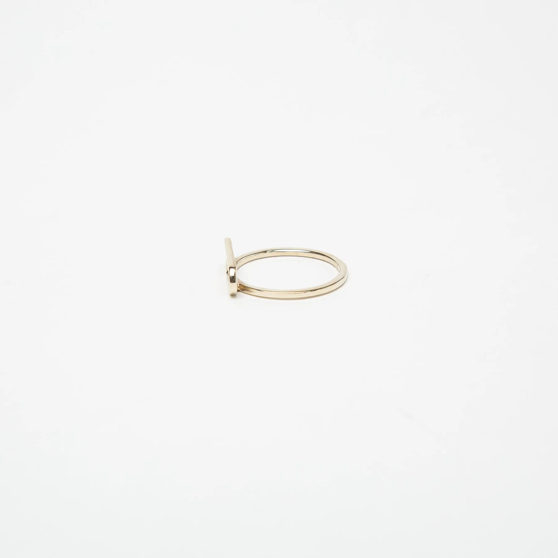 KWIT | 14K GOLD LETTER A RING