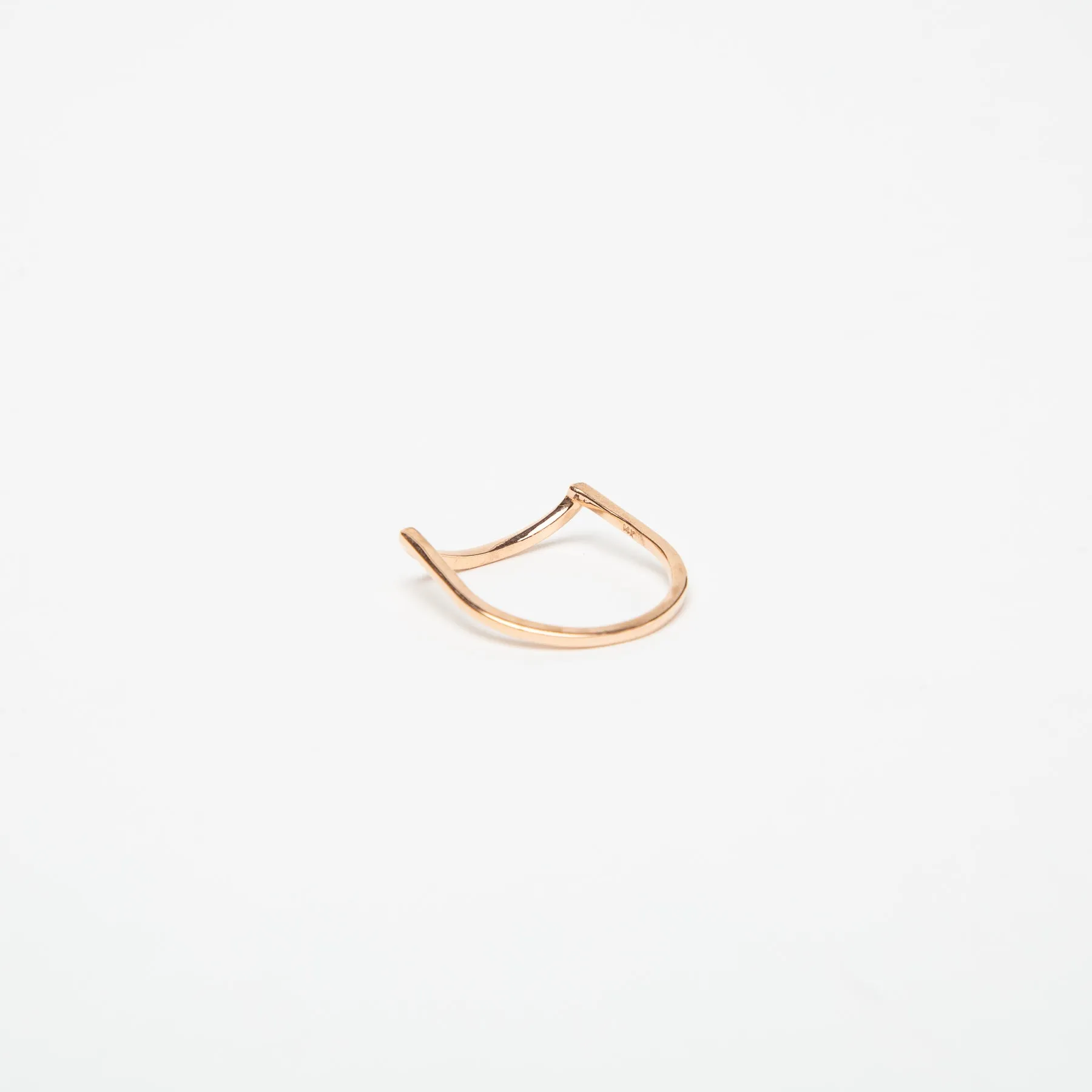 KWIT | 14K GOLD LETTER C RING