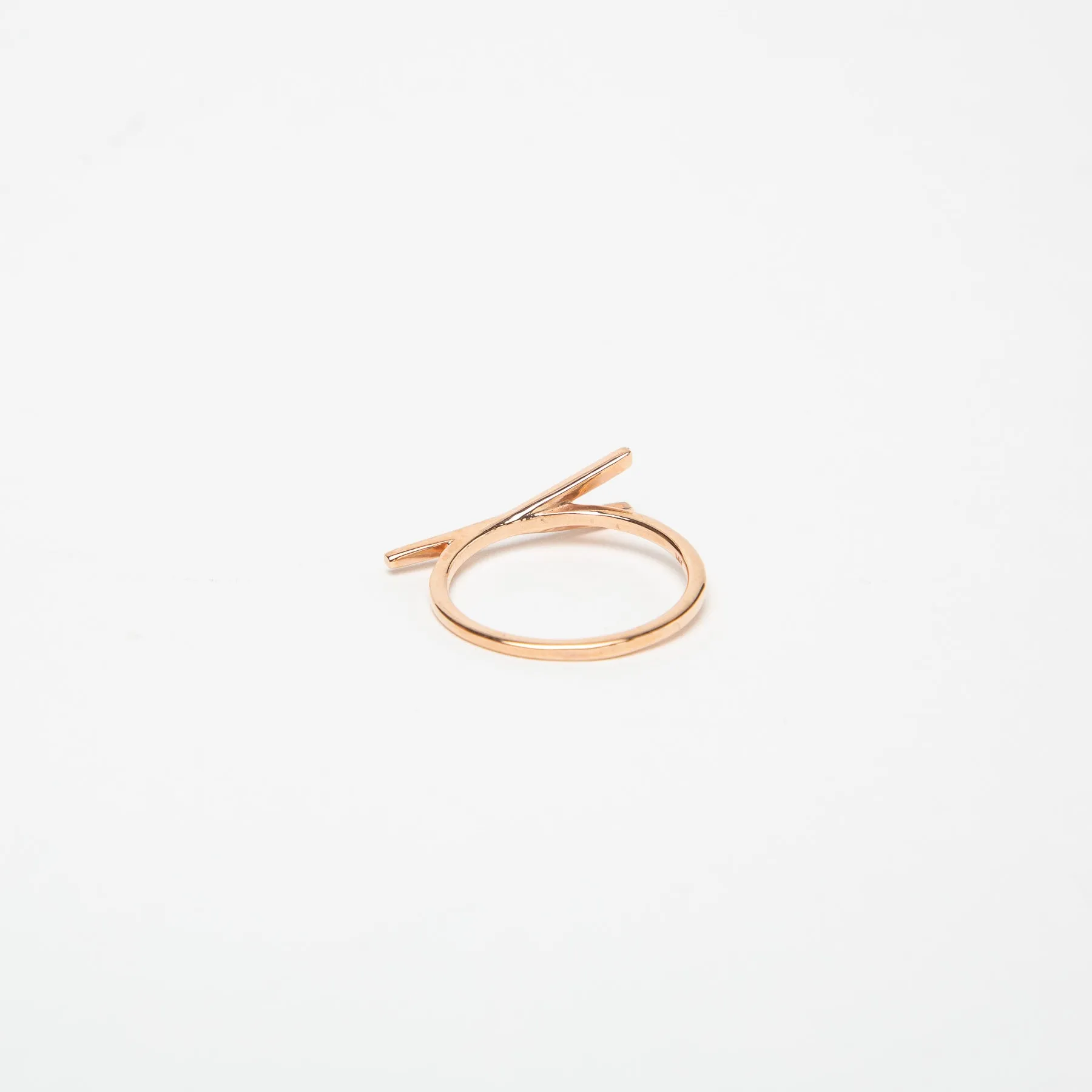 KWIT | 14K GOLD LETTER Y RING