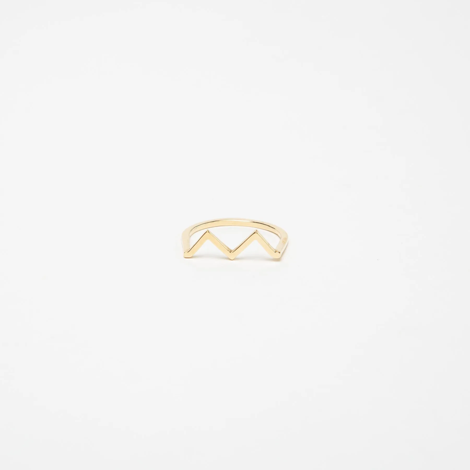 KWIT | 14K GOLD MW ZIG ZAG RING