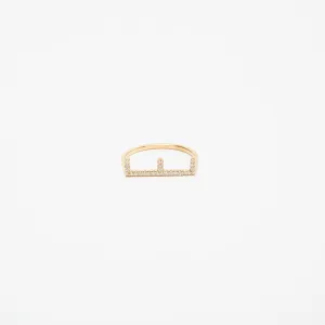 KWIT | LETTER E DIAMOND RING