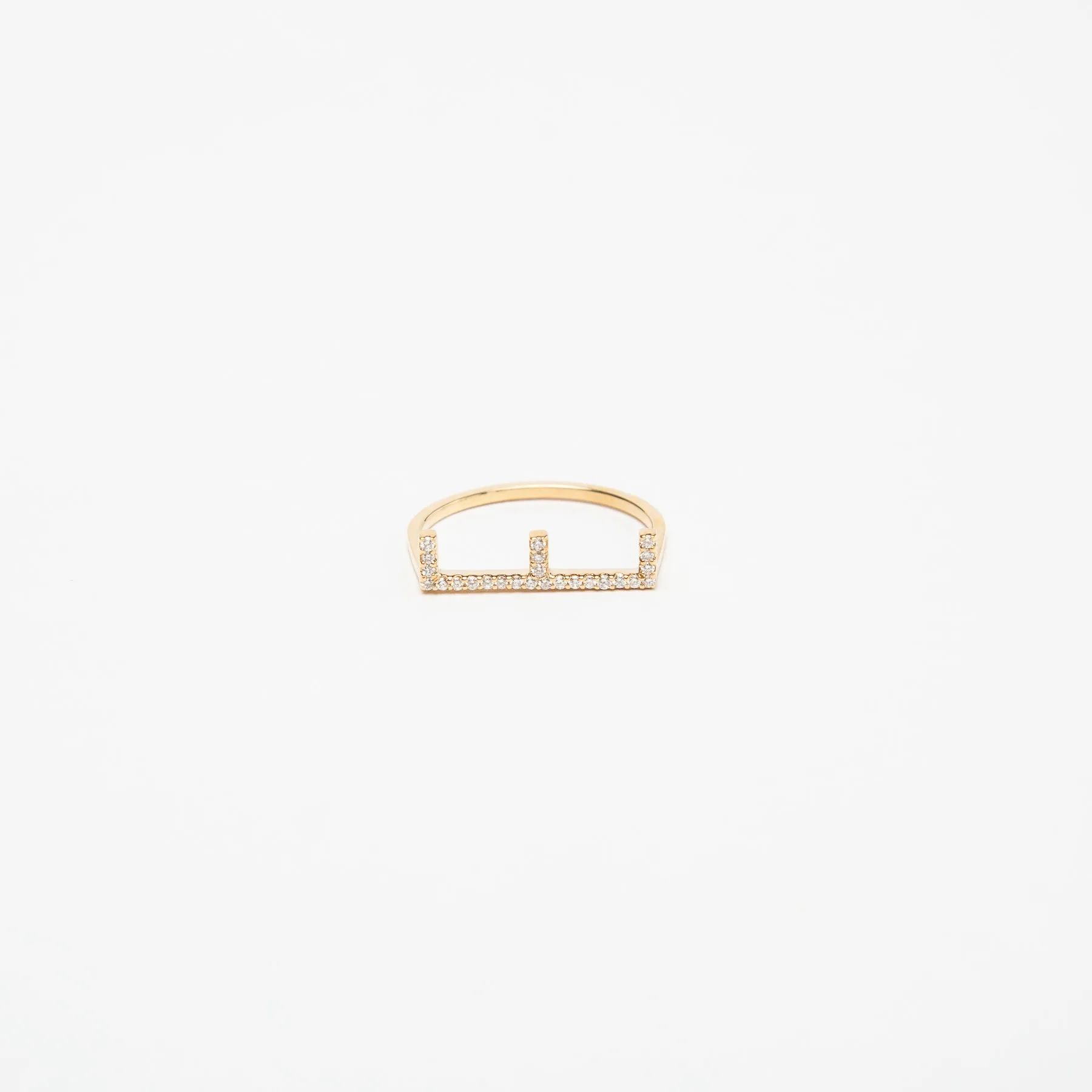 KWIT | LETTER E DIAMOND RING