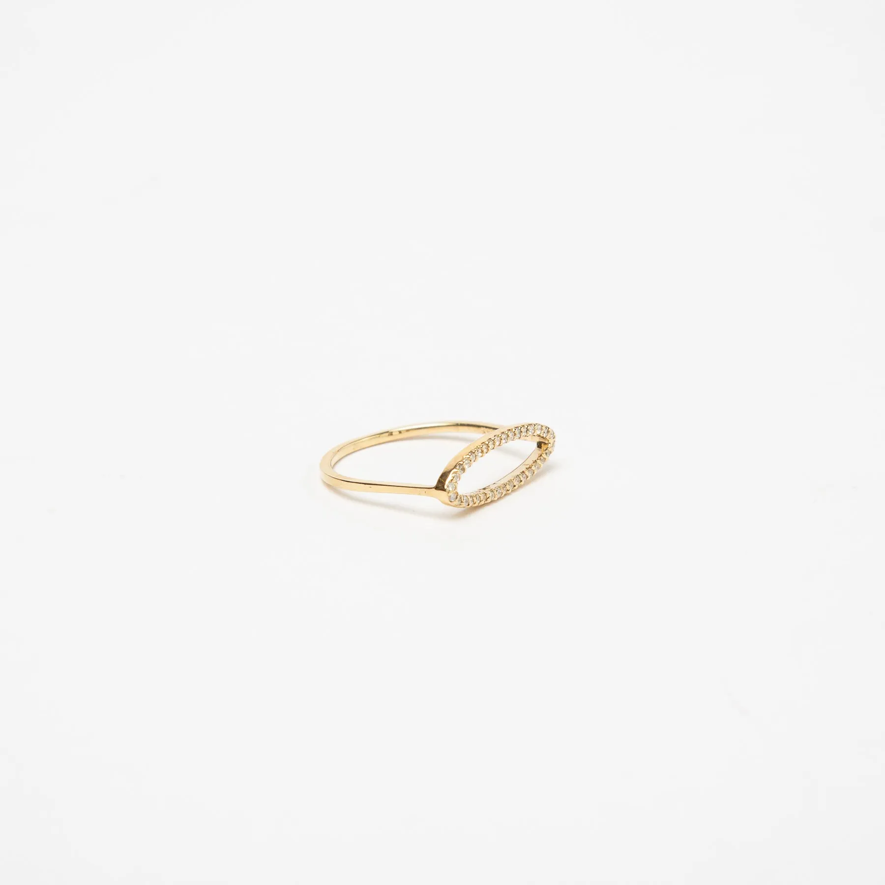 KWIT | LETTER O DIAMOND RING