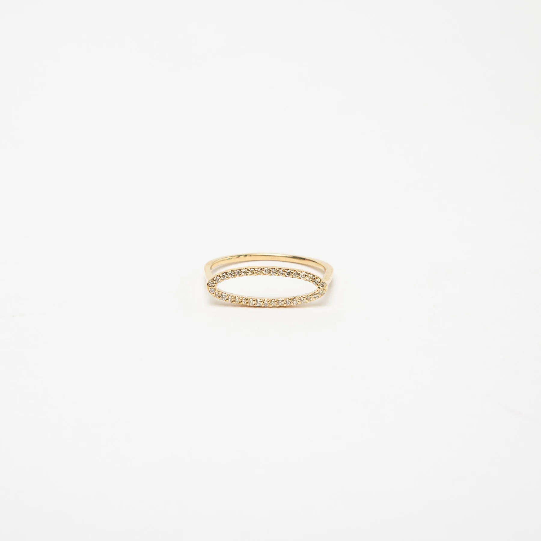 KWIT | LETTER O DIAMOND RING