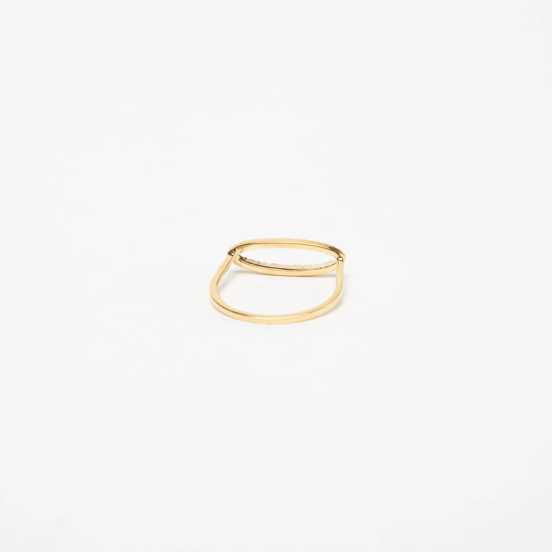 KWIT | LETTER O DIAMOND RING
