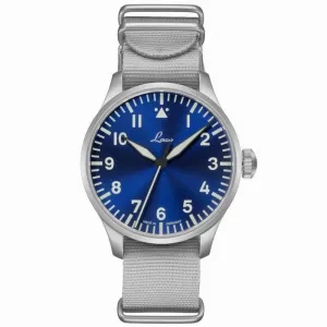 Laco 1925 Pilot Watches Basic Augsburg Blaue Stunde 42 42 42 Blue Automatic Steel 862100