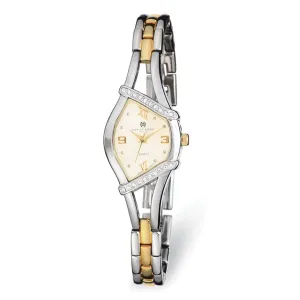Ladies Charles Hubert IPG-plated Crystal Watch