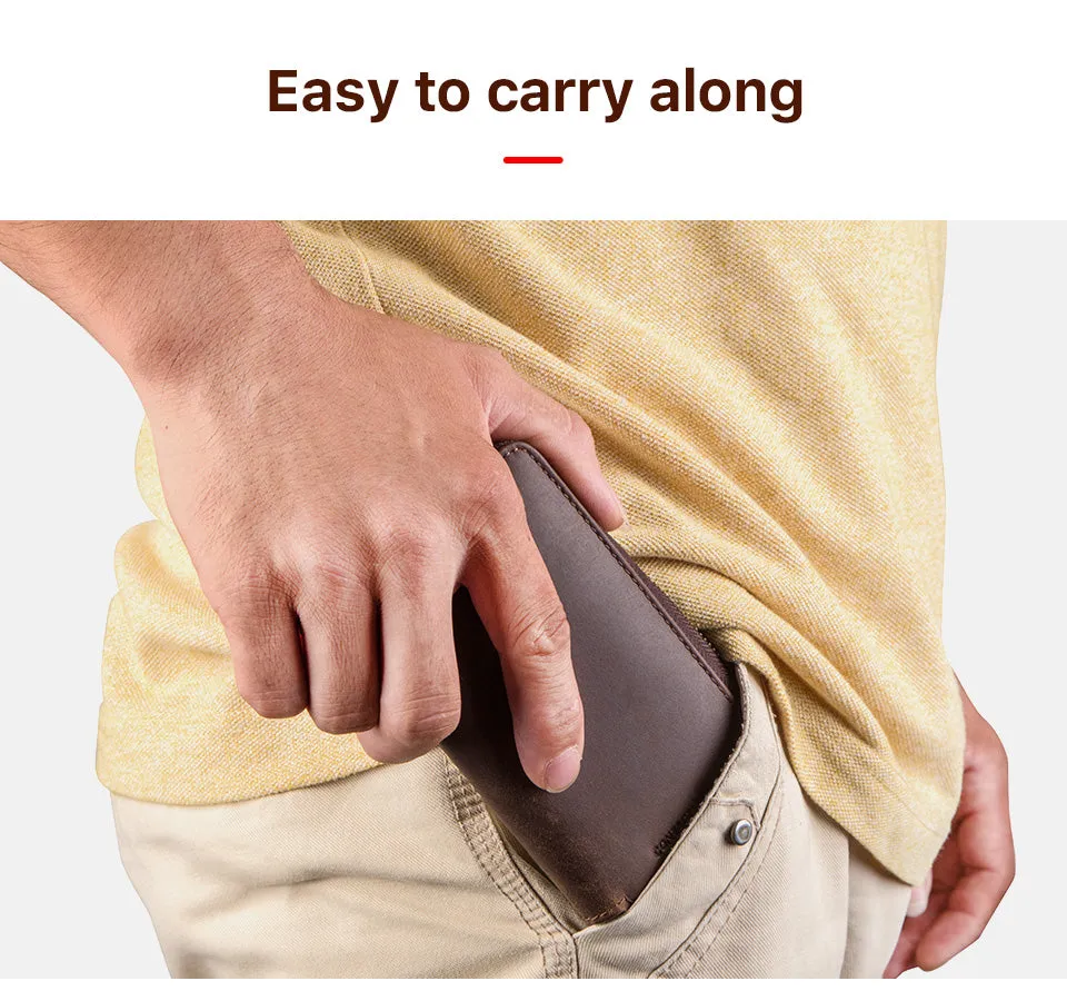 Leather Watch Case with Two Slots for Storage and Display