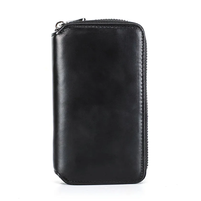 Leather Watch Case with Two Slots for Storage and Display