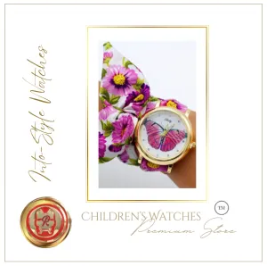 Limited Edition Platinum Designer Watch Summertime Butterfly