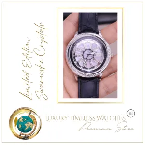 Limited Edition - Swarovski Crystal Black Silver