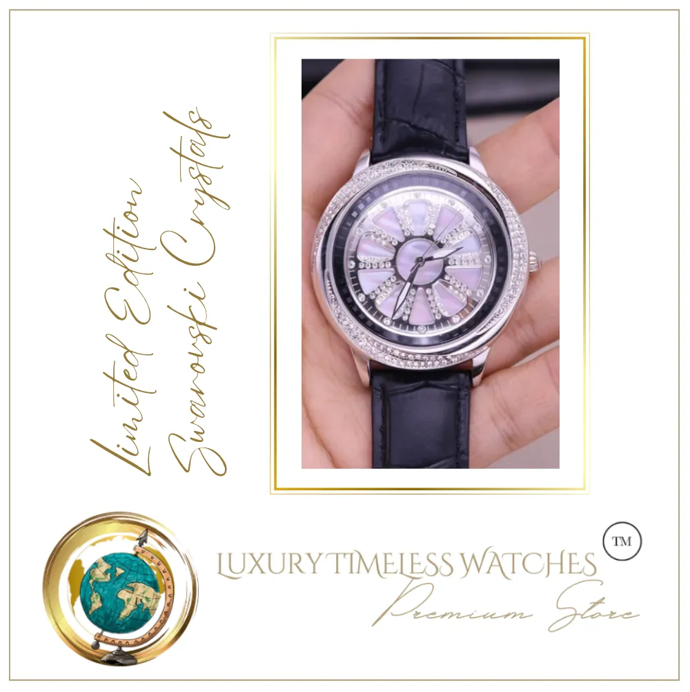 Limited Edition - Swarovski Crystal Black Silver