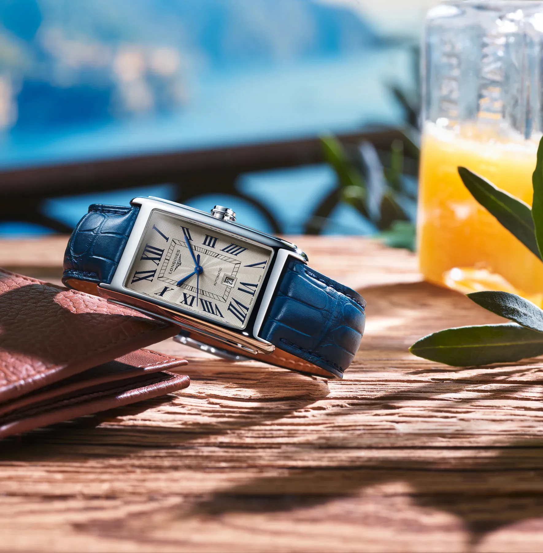 Longines DolceVita Watch with Silver Flinqué Dial