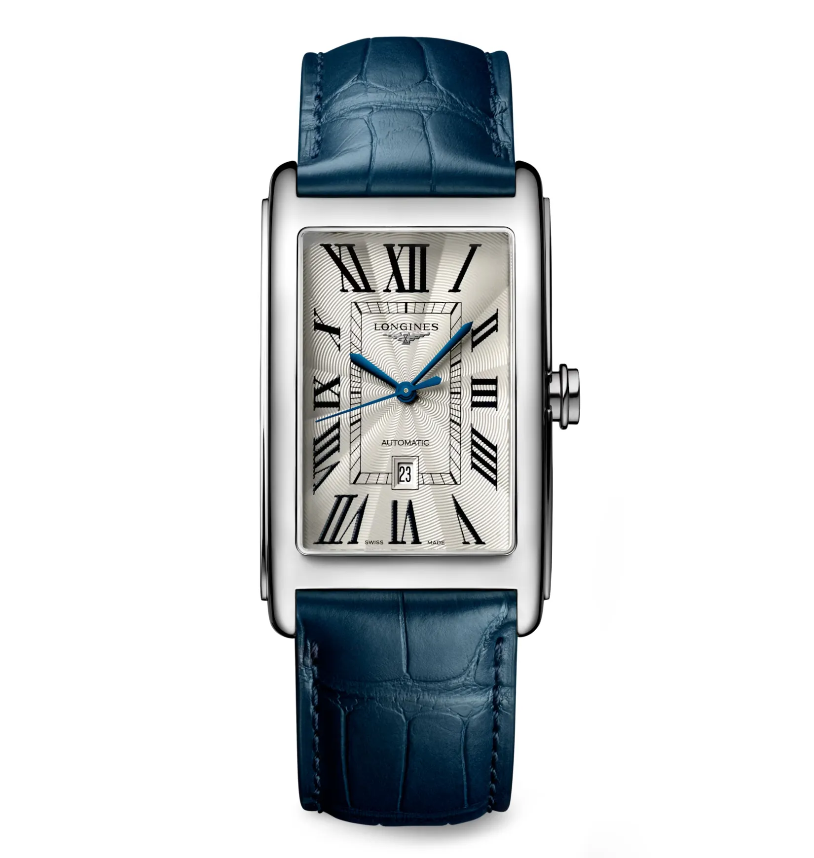 Longines DolceVita Watch with Silver Flinqué Dial