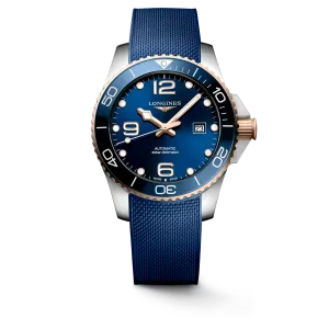 Longines HydroConquest 43mm Rose Gold-Blue Men's Watch L37823989