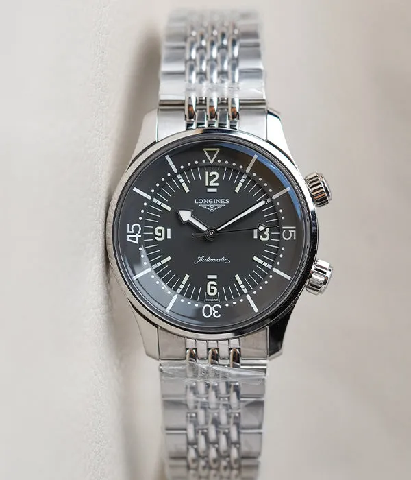 Longines Legend Diver 39mm Grey L3.764.4.99.6