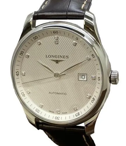 Longines Master Collection L2.893.4.77.3 Silver Diamond Dial Automatic Men's Watch