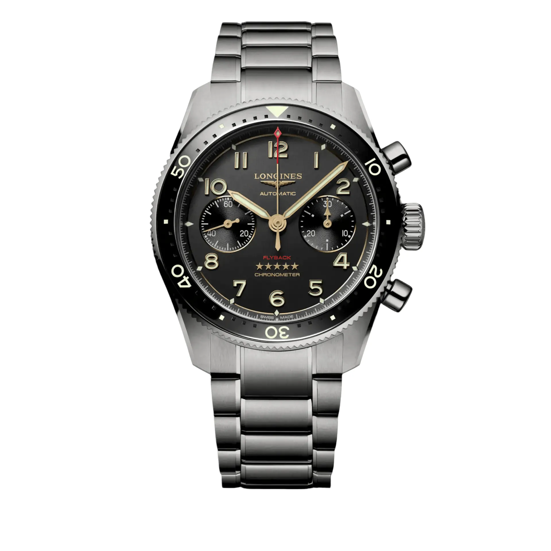 Longines Spirit Flyback Titanium Automatic Men's Watch L38211536