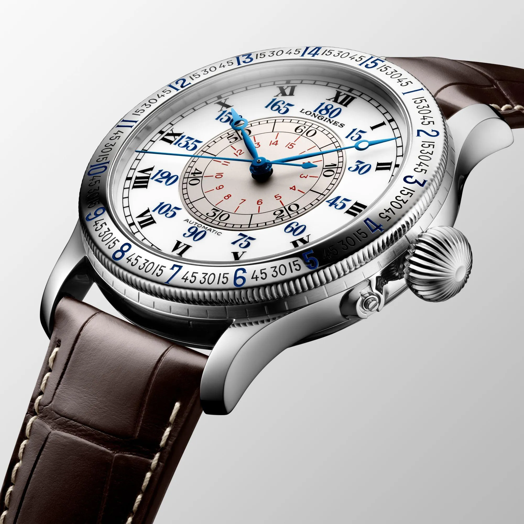 LONGINES WATCH The Lindbergh Hour Angle Watch 47.5mm Automatic White Steel L2.678.4.11.0
