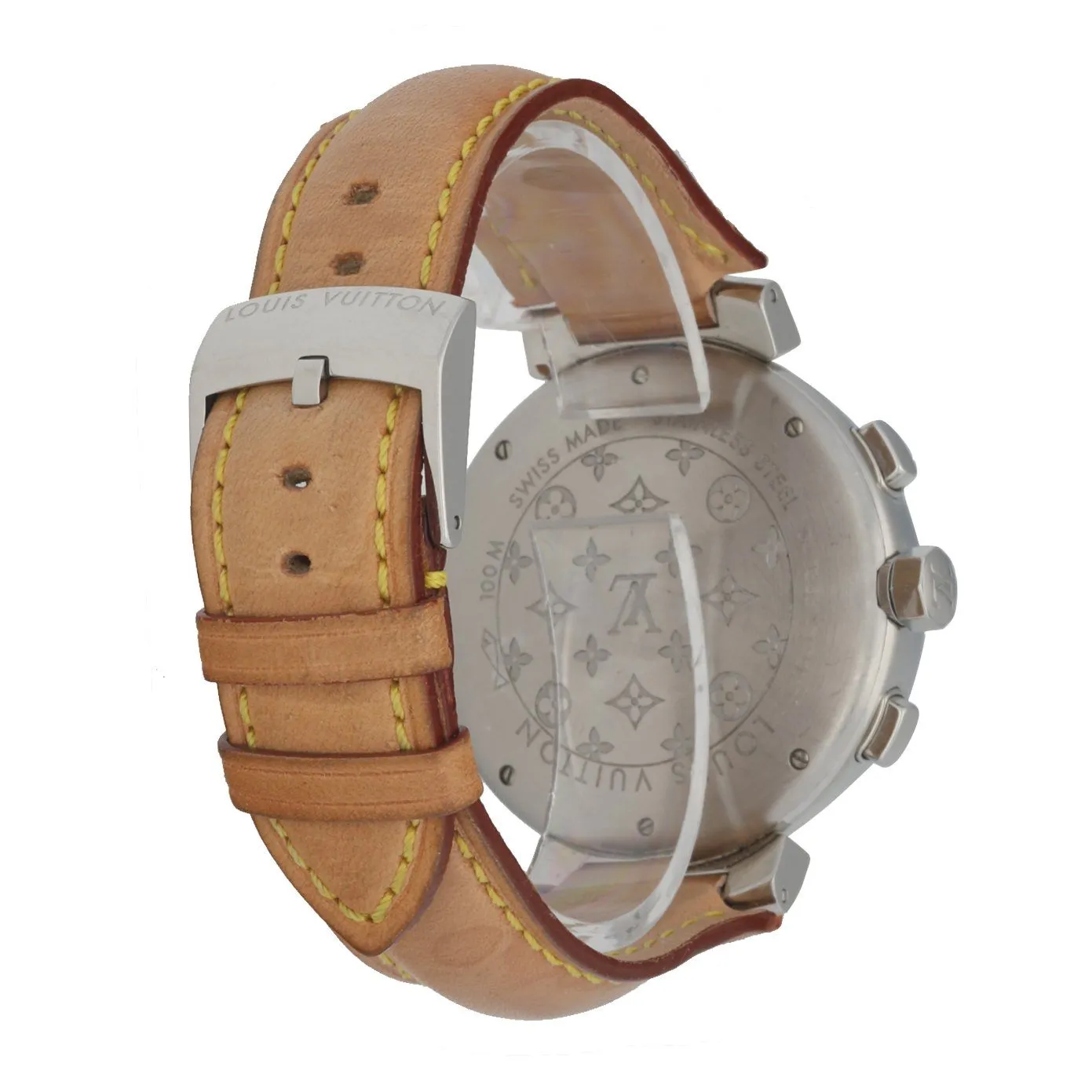 Louis Vuitton Q1121 Chronograph Stainless Steel Automatic Men's Watch